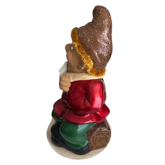 Take 1/2 off Rare Ino Schaller Limited Production Papier Mache Christmas Gnome - Picture 7 of 10